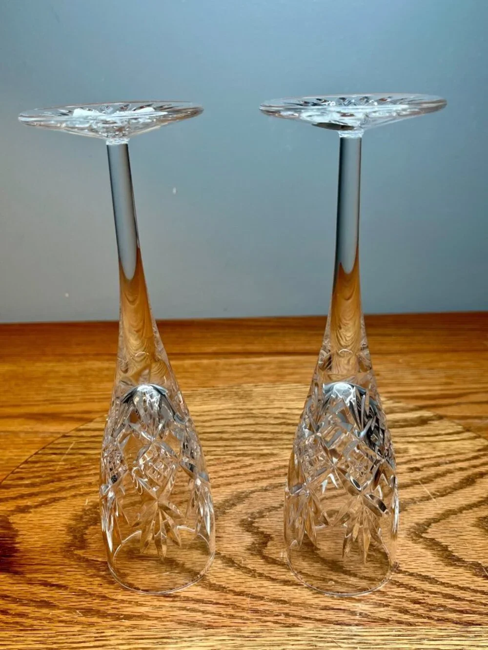 Set of 2 Waterford Crystal Sinead Champagne Flutes Made in Ireland New with Tag